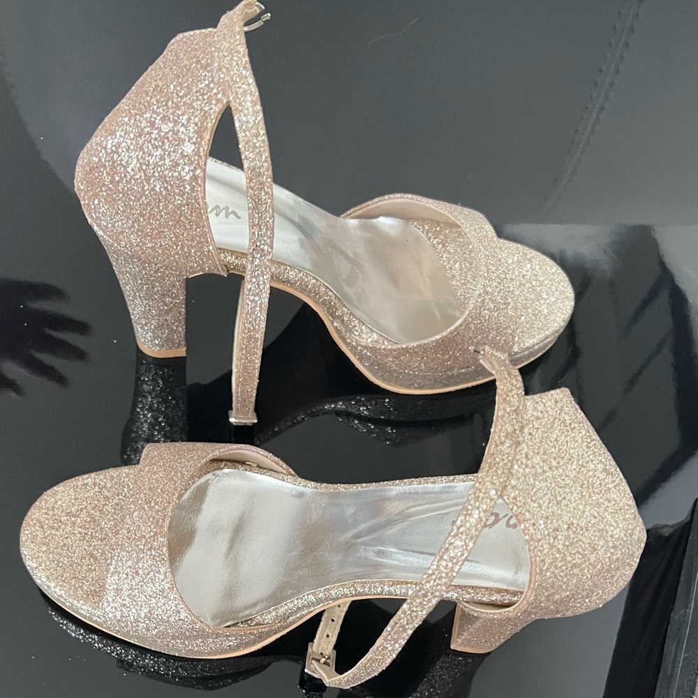New Champagne Color party wear heels